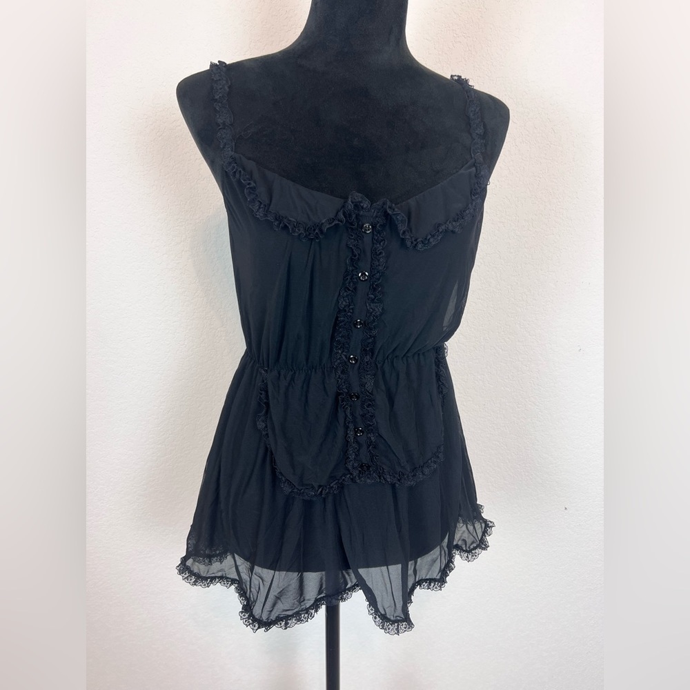 Victoria's Secret Sexy Little Things Mesh Maid Babydoll Slip Size Small